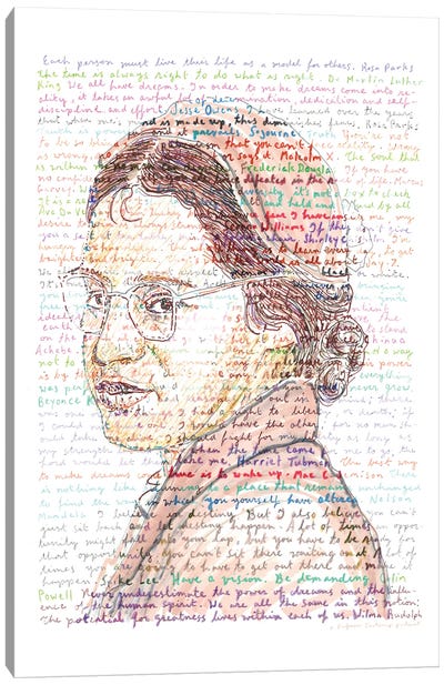 Rosa Parks Canvas Art Print - Professor Foolscap