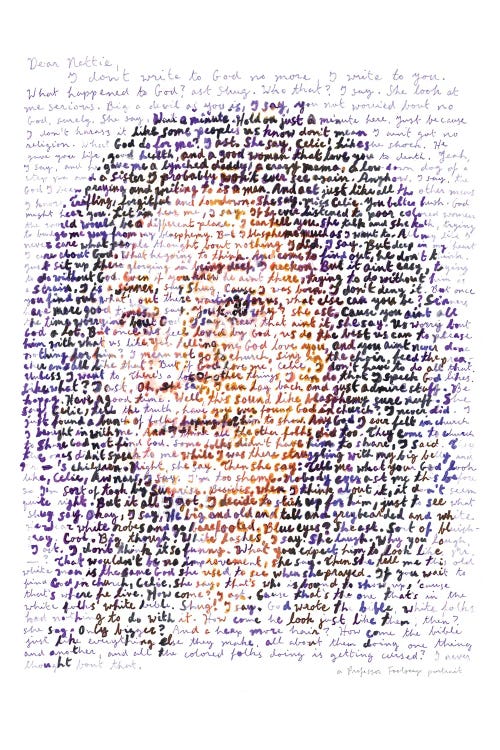 Alice Walker by Professor Foolscap wall art