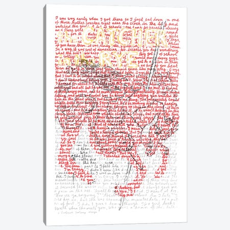 The Catcher in the Rye Canvas Print #PFF43} by Professor Foolscap Canvas Art Print