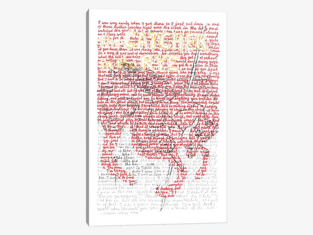 The Catcher in the Rye by Professor Foolscap 1-piece Art Print
