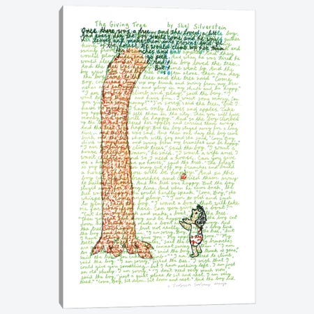 The Giving Tree Canvas Print #PFF46} by Professor Foolscap Canvas Art