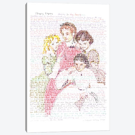 Little Women Canvas Print #PFF68} by Professor Foolscap Art Print