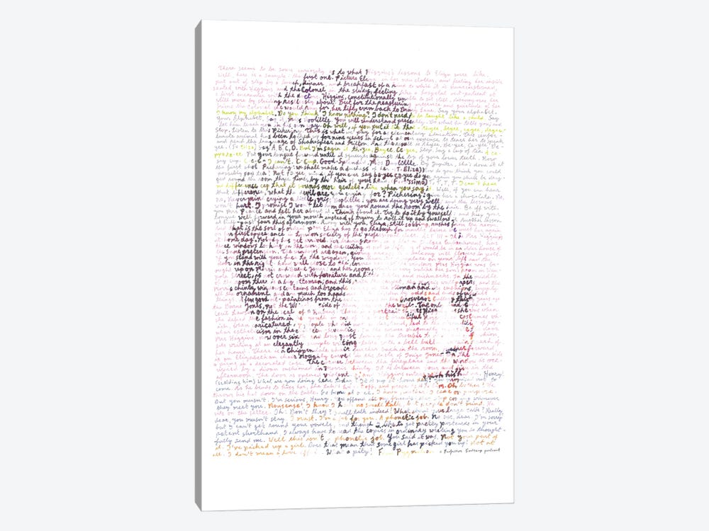 Audrey Hepburn by Professor Foolscap 1-piece Art Print