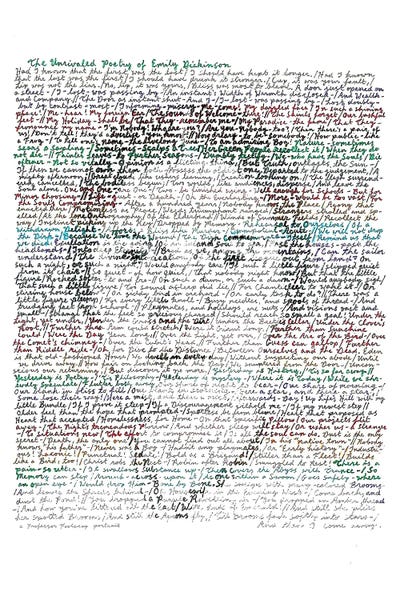 Canvas Print: Emily Dickinson by Professor Foolscap - thumbnail