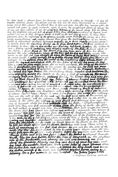 James Joyce, A Portrait Of The Artist As A Young Man