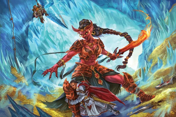 Cards & Board Games: Efreeti Fight by Pathfinder
