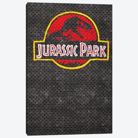 Jurassic Park Correct Canvas Print #PFP101} by Pop Fabric Posters by Ali Scher Canvas Artwork
