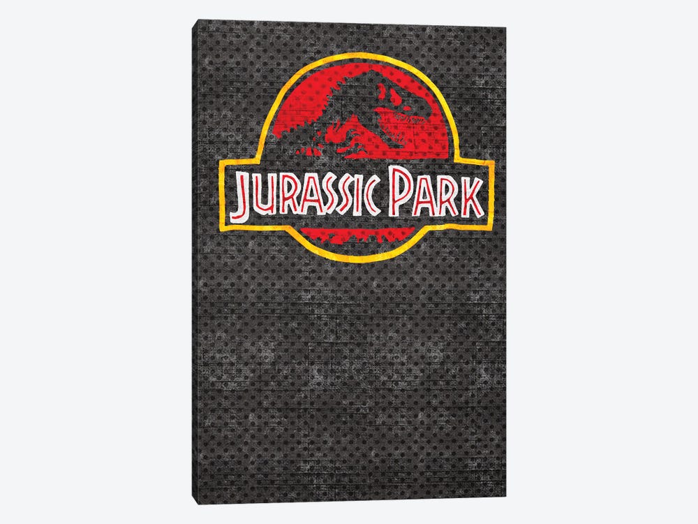Jurassic Park Correct by Pop Fabric Posters by Ali Scher 1-piece Canvas Wall Art