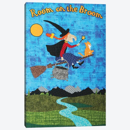 Room On The Broom Canvas Print #PFP103} by Pop Fabric Posters by Ali Scher Canvas Art