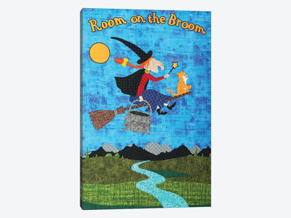 Room On The Broom by Pop Fabric Posters by Ali Scher 1-piece Canvas Artwork