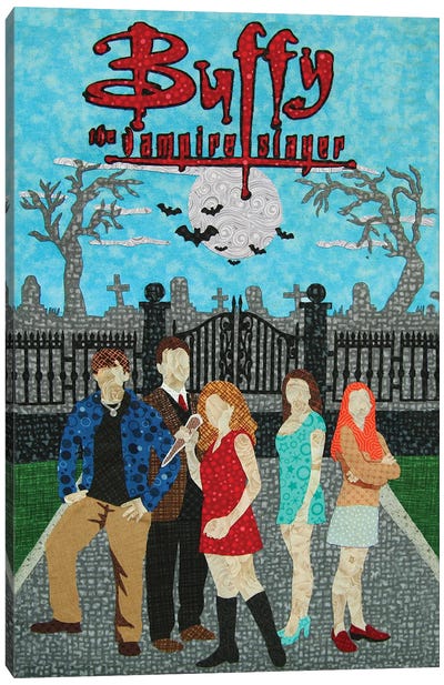 Buffy The Vampire Slayer New Canvas Art Print - Vampire Art