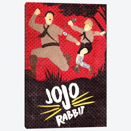 Jojo Rabbit New Canvas Print #PFP108} by Pop Fabric Posters by Ali Scher Canvas Wall Art