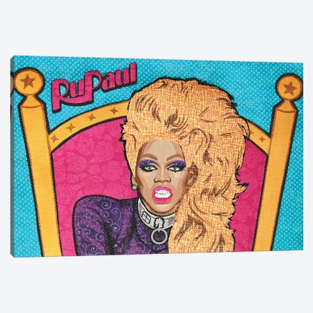 Queen Ru Canvas Print #PFP111} by Pop Fabric Posters by Ali Scher Canvas Print