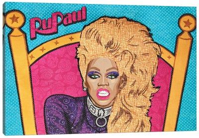 Queen Ru Canvas Art Print - RuPaul's Drag Race