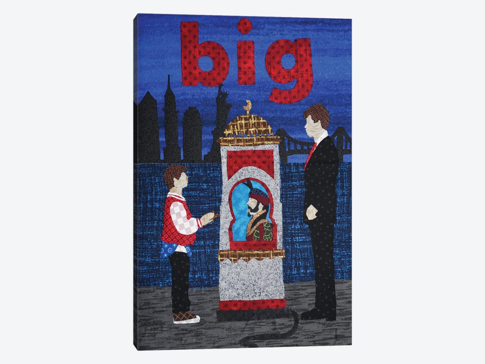 Big by Pop Fabric Posters by Ali Scher 1-piece Canvas Print