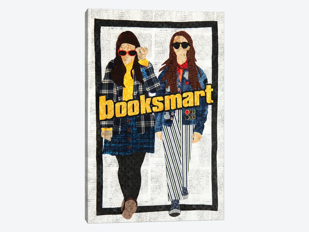 Booksmart by Pop Fabric Posters by Ali Scher 1-piece Canvas Art Print