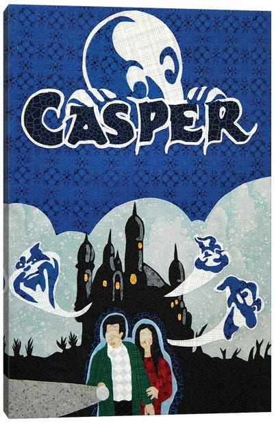 Casper Canvas Art Print - Pop Fabric Posters by Ali Scher