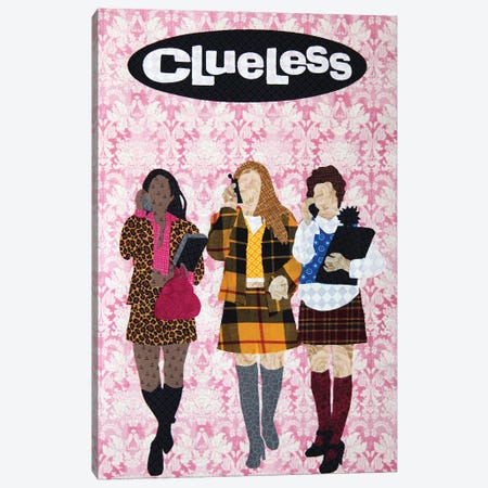 Clueless Canvas Print #PFP16} by Pop Fabric Posters by Ali Scher Art Print