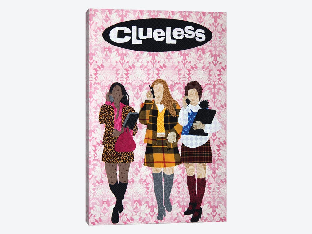 Clueless by Pop Fabric Posters by Ali Scher 1-piece Canvas Wall Art