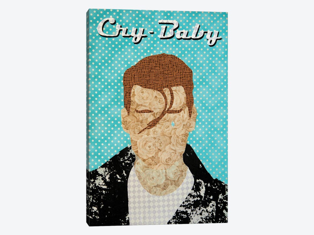 Cry Baby by Pop Fabric Posters by Ali Scher 1-piece Canvas Print