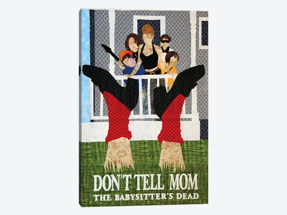 Don't Tell Mom by Pop Fabric Posters by Ali Scher 1-piece Canvas Artwork