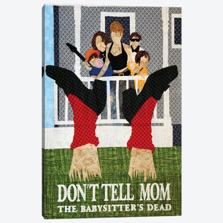 Don't Tell Mom Canvas Print #PFP18} by Pop Fabric Posters by Ali Scher Canvas Artwork