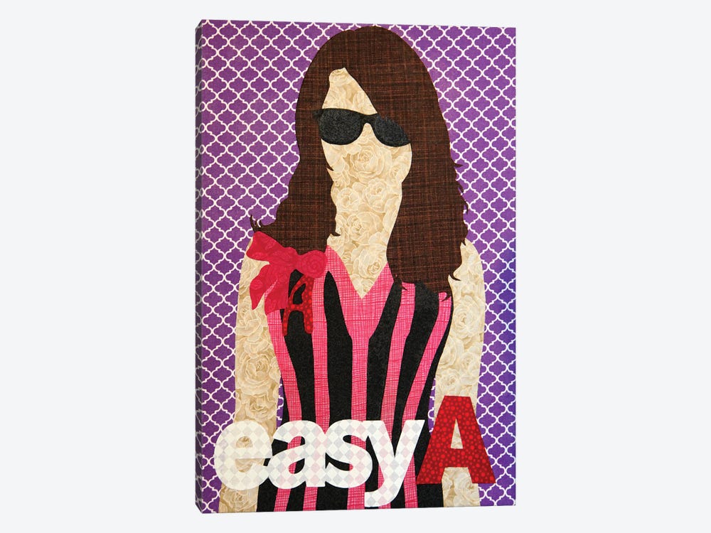 Easy A by Pop Fabric Posters by Ali Scher 1-piece Canvas Print