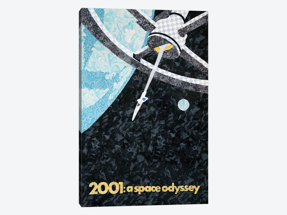 2001: A Space Odyssey by Pop Fabric Posters by Ali Scher 1-piece Canvas Artwork