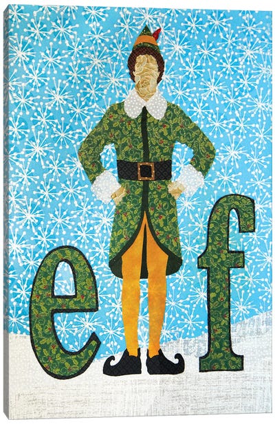 Elf Canvas Art Print - Comedy Movie Art