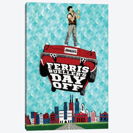 Ferris Bueller Canvas Print #PFP23} by Pop Fabric Posters by Ali Scher Canvas Print