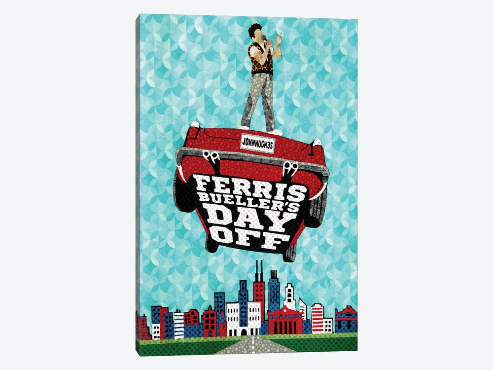 Ferris Bueller by Pop Fabric Posters by Ali Scher 1-piece Canvas Art