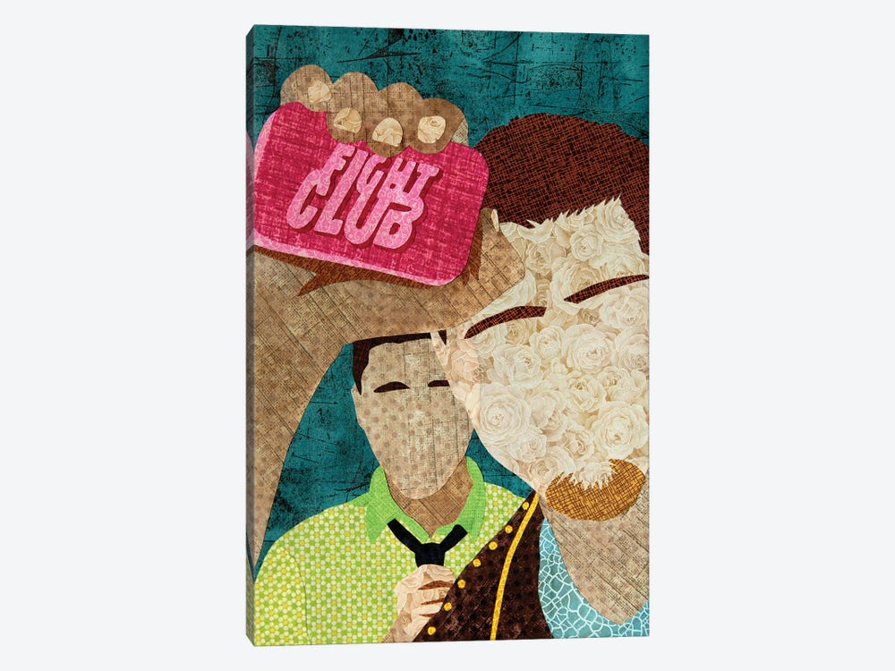 Fight Club by Pop Fabric Posters by Ali Scher 1-piece Art Print
