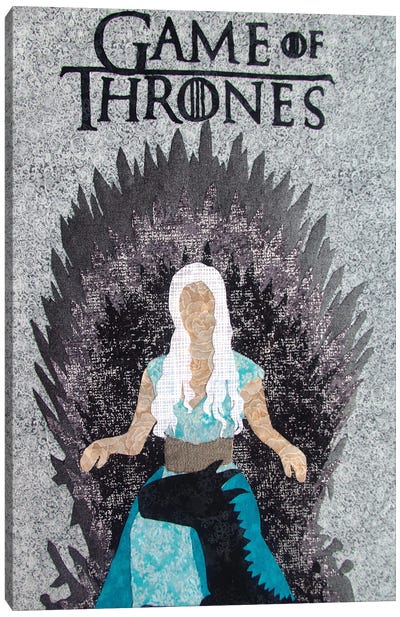 Game Of Thrones Canvas Art Print - Daenerys Targaryen