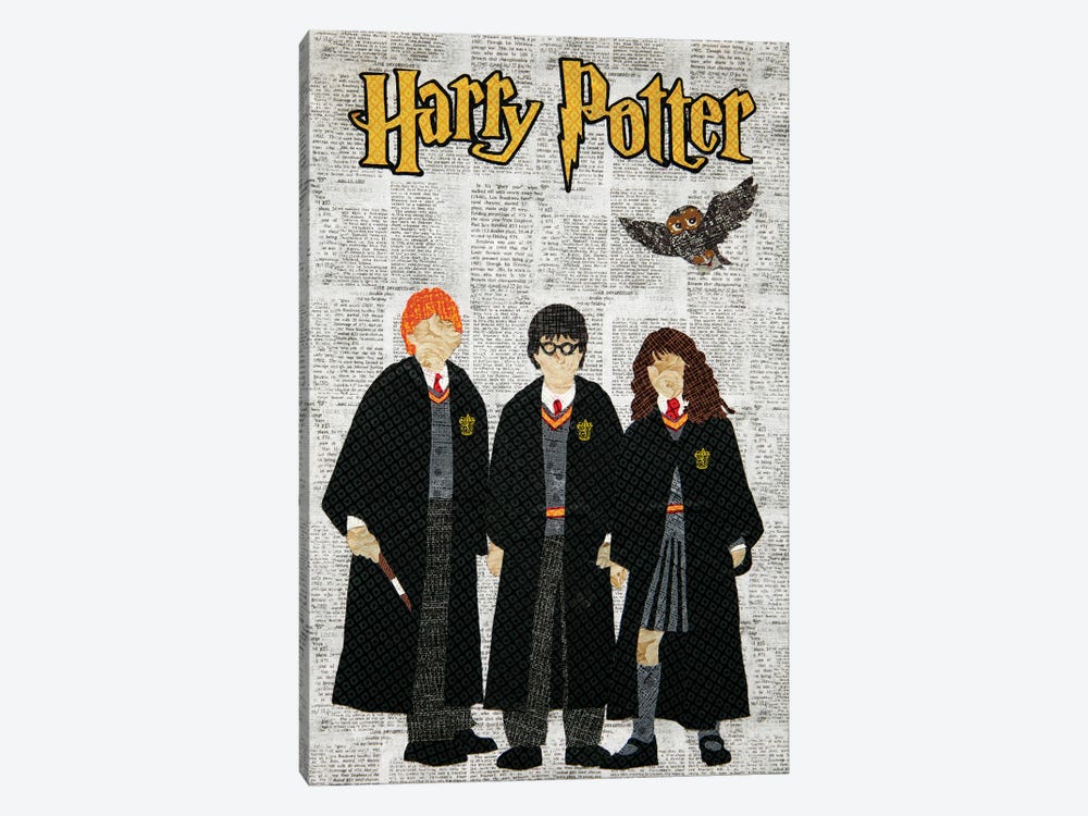 Harry Potter by Pop Fabric Posters by Ali Scher 1-piece Canvas Wall Art