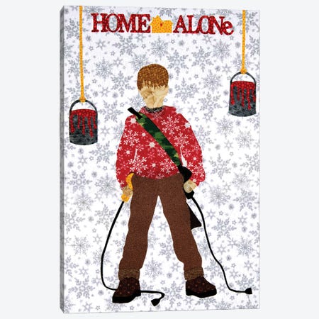 Home Alone Canvas Print #PFP29} by Pop Fabric Posters by Ali Scher Canvas Art Print