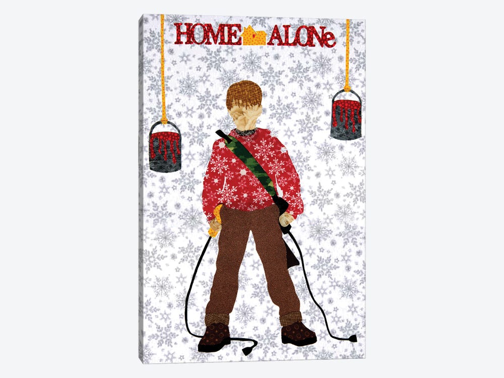 Home Alone by Pop Fabric Posters by Ali Scher 1-piece Canvas Artwork