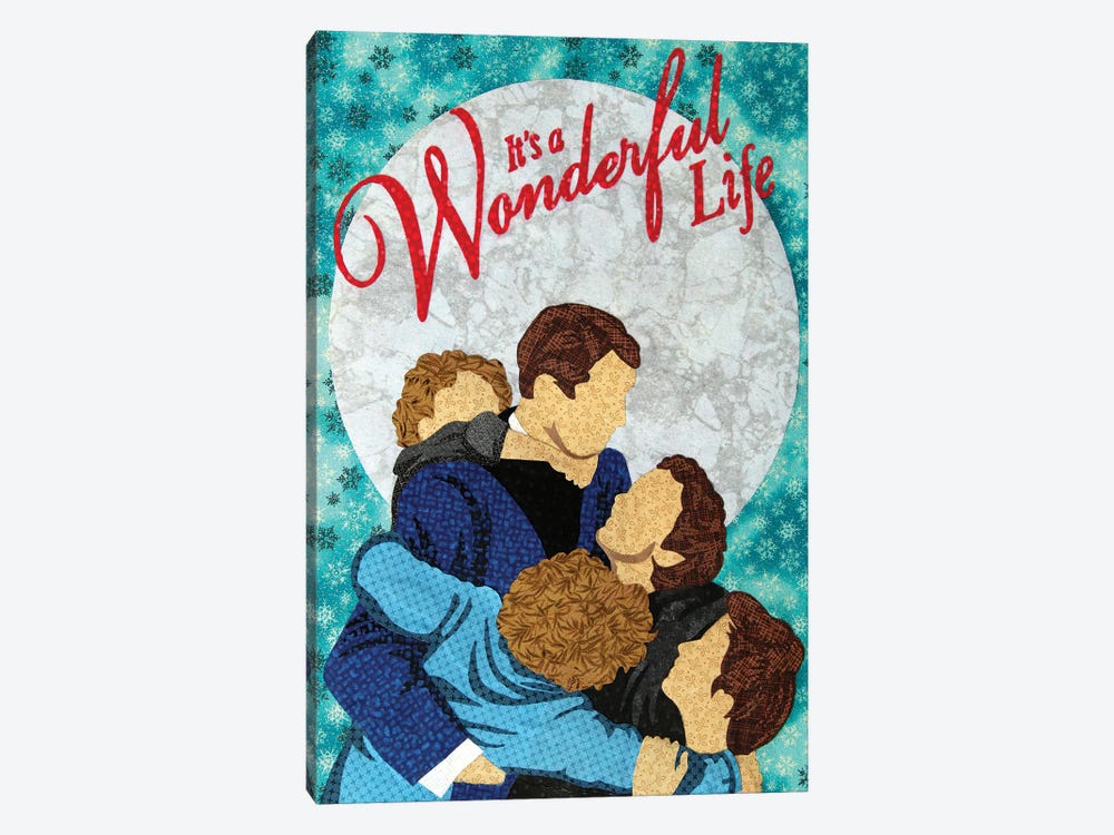 It's A Wonderful Life by Pop Fabric Posters by Ali Scher 1-piece Art Print