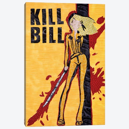 Kill Bill Canvas Print #PFP35} by Pop Fabric Posters by Ali Scher Art Print