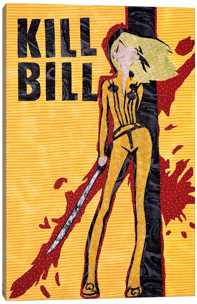 Kill Bill Canvas Art Print - Pop Fabric Posters by Ali Scher