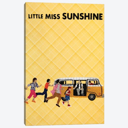 Little Miss Sunshine Canvas Print #PFP36} by Pop Fabric Posters by Ali Scher Canvas Art Print