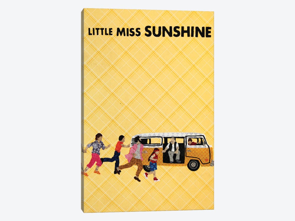 Little Miss Sunshine by Pop Fabric Posters by Ali Scher 1-piece Canvas Art