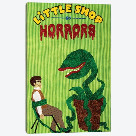 Little Shop Of Horrors Canvas Print #PFP37} by Pop Fabric Posters by Ali Scher Canvas Print