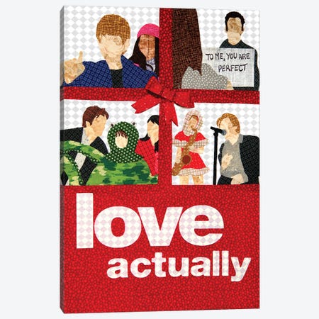 Love Actually Canvas Print #PFP38} by Pop Fabric Posters by Ali Scher Canvas Artwork