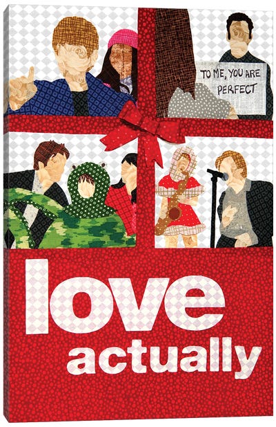 Love Actually Canvas Art Print - Pop Fabric Posters by Ali Scher