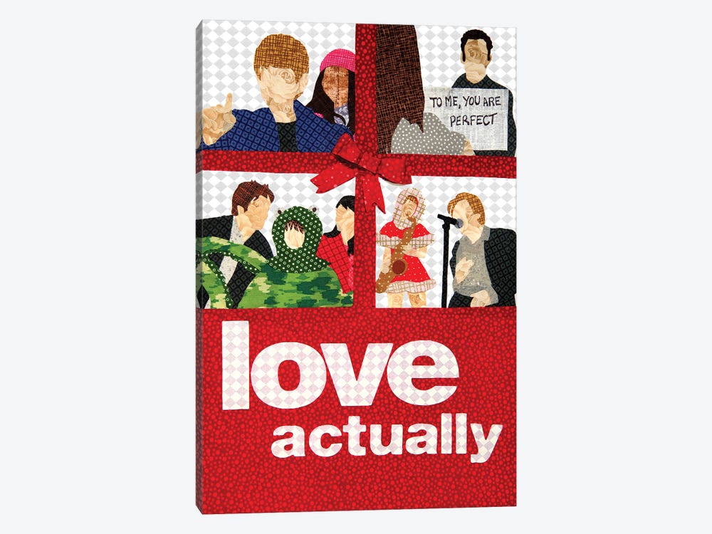 Love Actually by Pop Fabric Posters by Ali Scher 1-piece Canvas Artwork