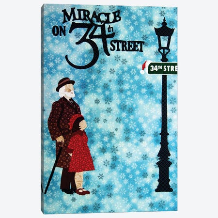 Miracle On 34th Street Canvas Print #PFP40} by Pop Fabric Posters by Ali Scher Canvas Art Print