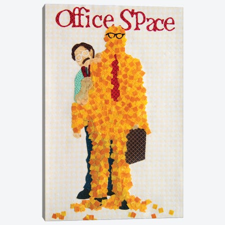 Office Space Canvas Print #PFP42} by Pop Fabric Posters by Ali Scher Art Print