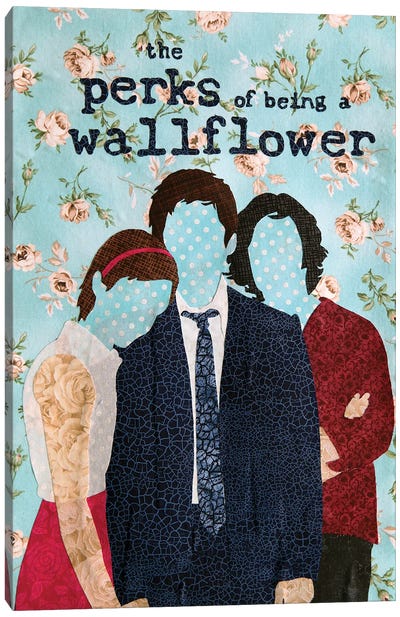 Perks Of Being A Wallflower Canvas Art Print - Pop Fabric Posters by Ali Scher