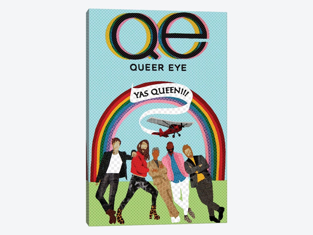 Queer Eye by Pop Fabric Posters by Ali Scher 1-piece Canvas Artwork