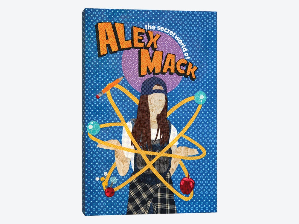 Alex Mack by Pop Fabric Posters by Ali Scher 1-piece Canvas Wall Art